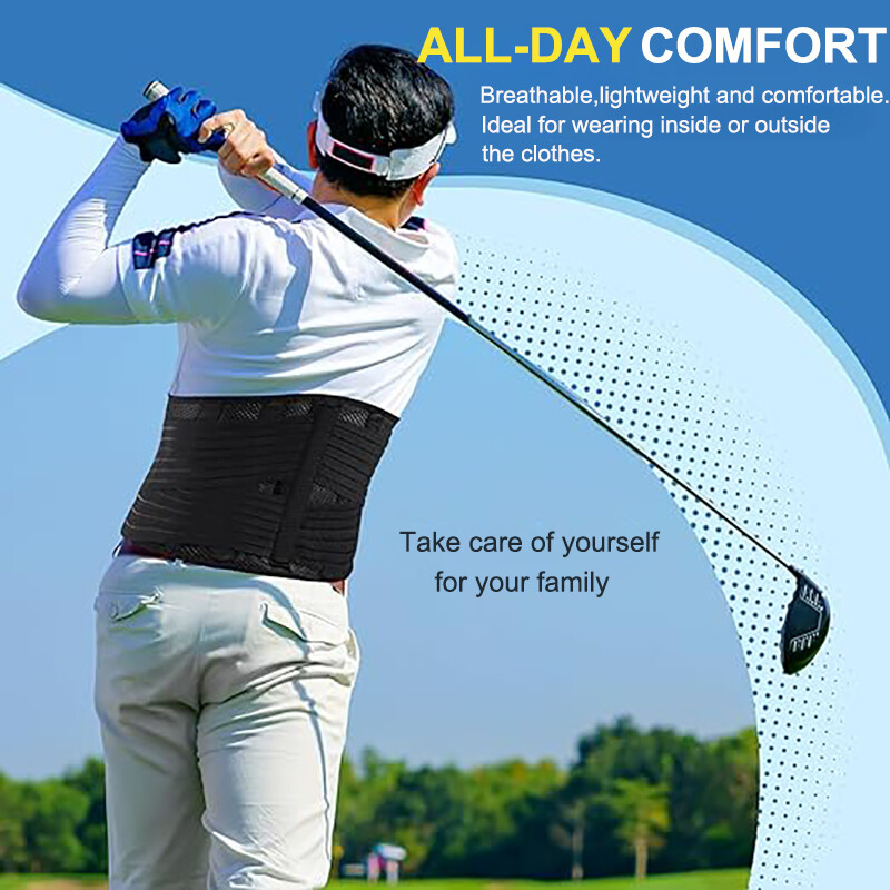 Orthopedic Lumbar Lower Back Support Belt Brace Sciatica Pain Relief Mens Women
