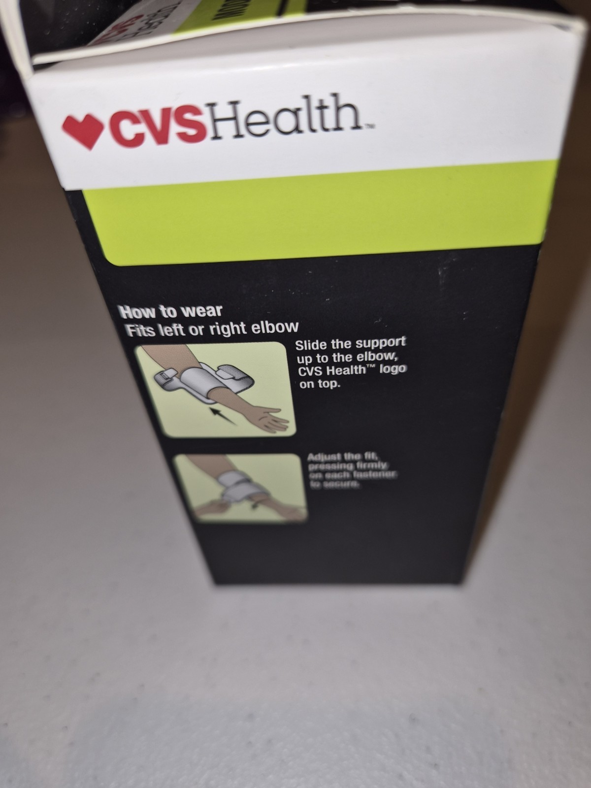 CVS Health Elbow Active Pressure Support MODERATE Support ONE SIZE Free Shipping