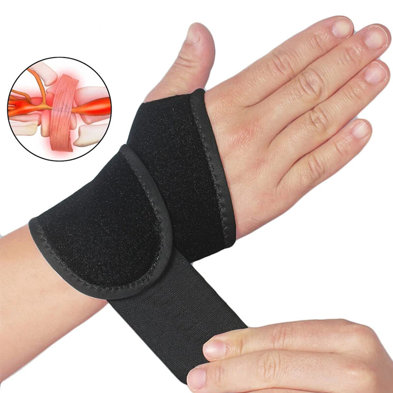 Adjustable Wristband Carpal Tunnel Brace Wrist Support Tendonitis Pain Relief BH