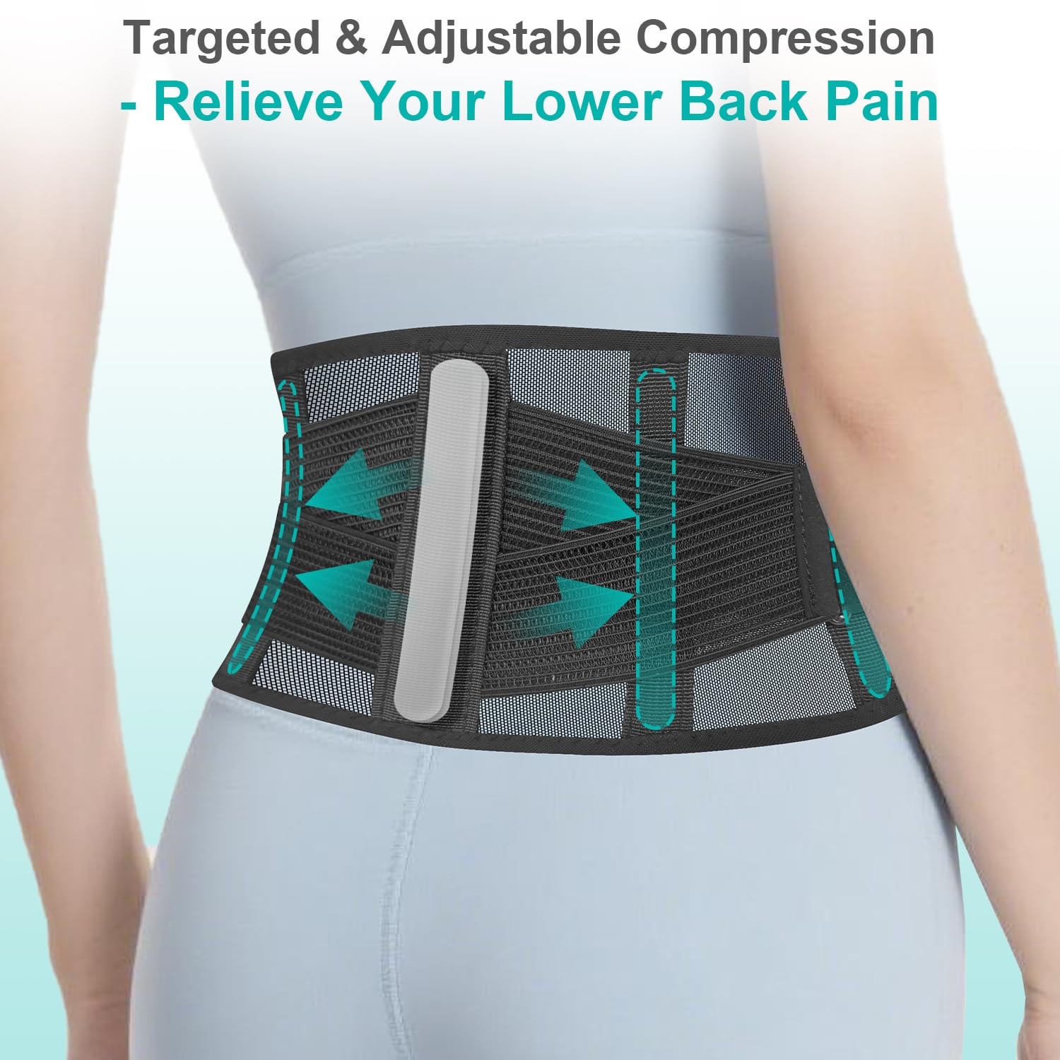 Ultra-Thin & Lightweight Back Brace for Lower Back Pain,Sciatica,Scoliosis,Sl…