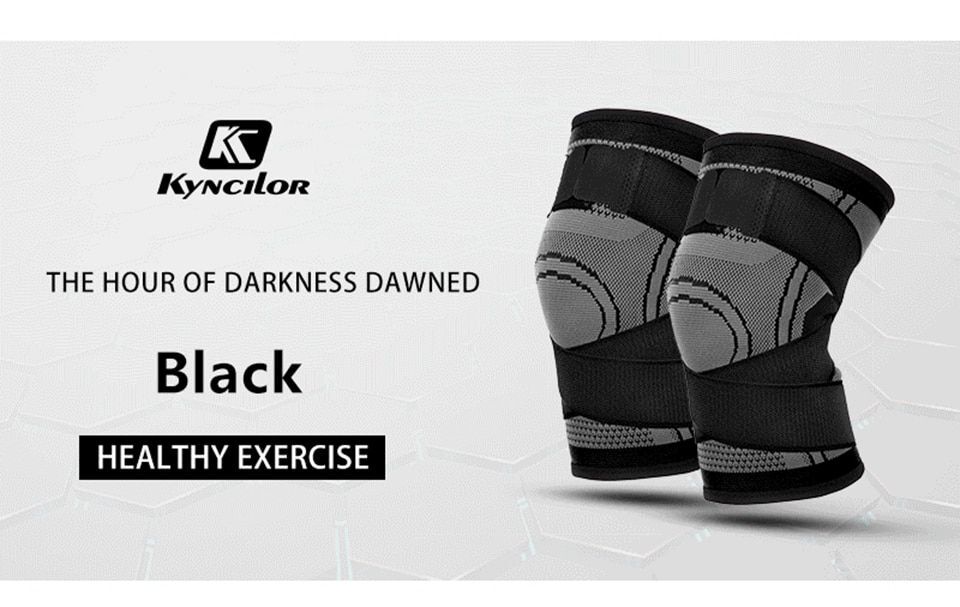 Elastic Knee Sleeve Adjustable Bandage Volleyball Strap Knees Support Belt 1Pc