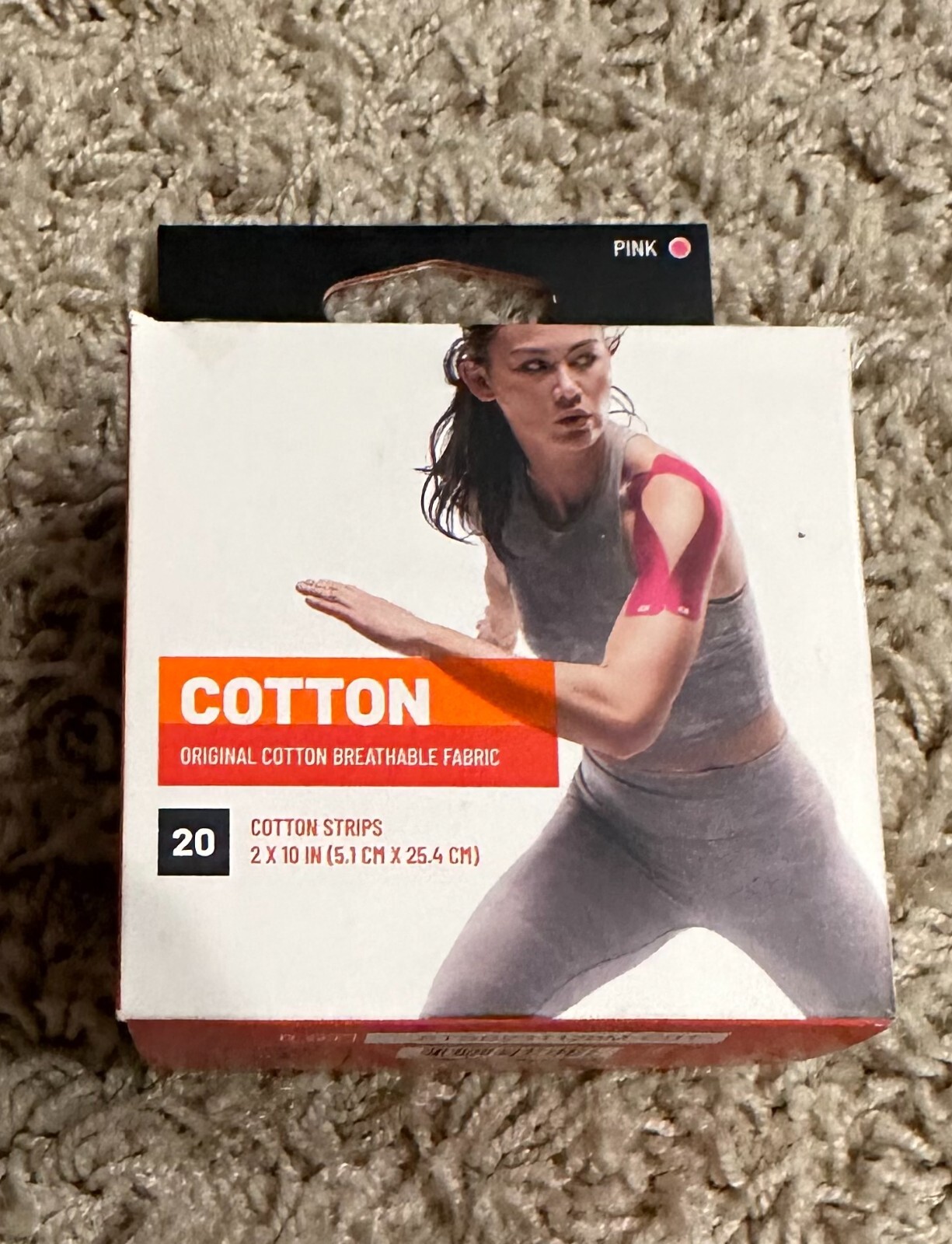KT Tape Original Precut Athletic Tape 20 Strips 10 Inch
