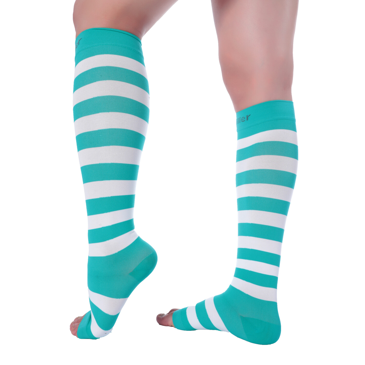 DOC MILLER MEDIAS DE COMPRESION PUNTA ABIERTA 1520mmHg MANGAS PARA DOLOR VARICES