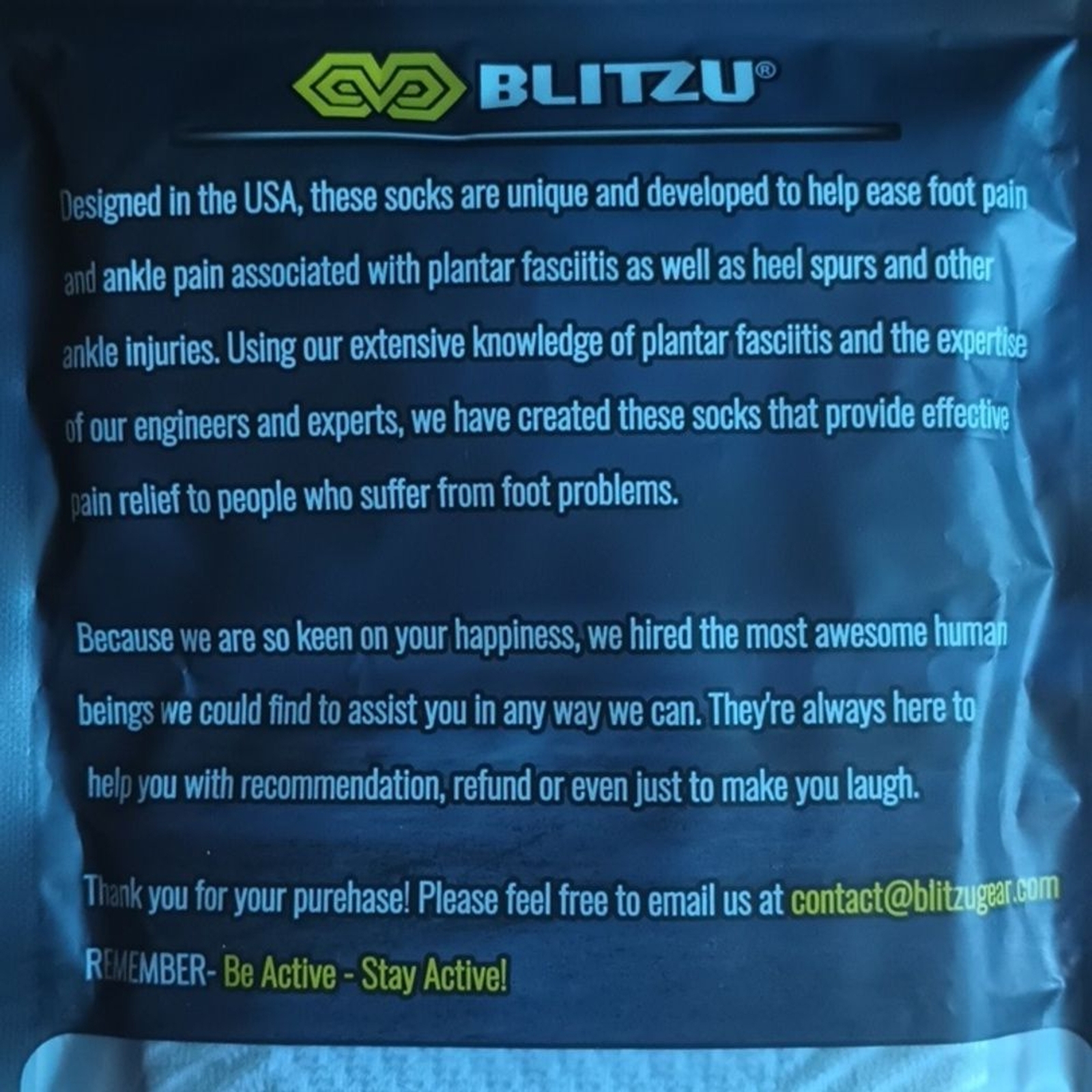 Blitzu Premium Graduated Foot Compression Sleeves XXL Unisex White New
