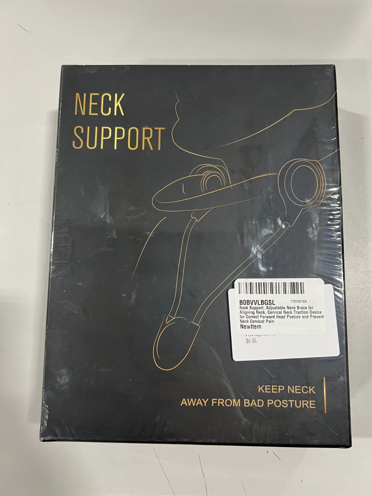 Adjustable Neck Brace for Aligning Neck, Twinklepoch Neck Support NS600