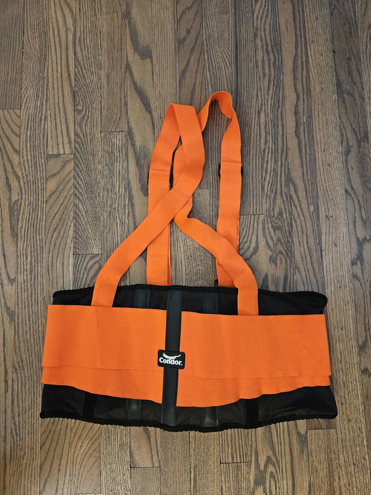 Condor Back Support 1UM63A Elastic Brace XXL Orange & Black