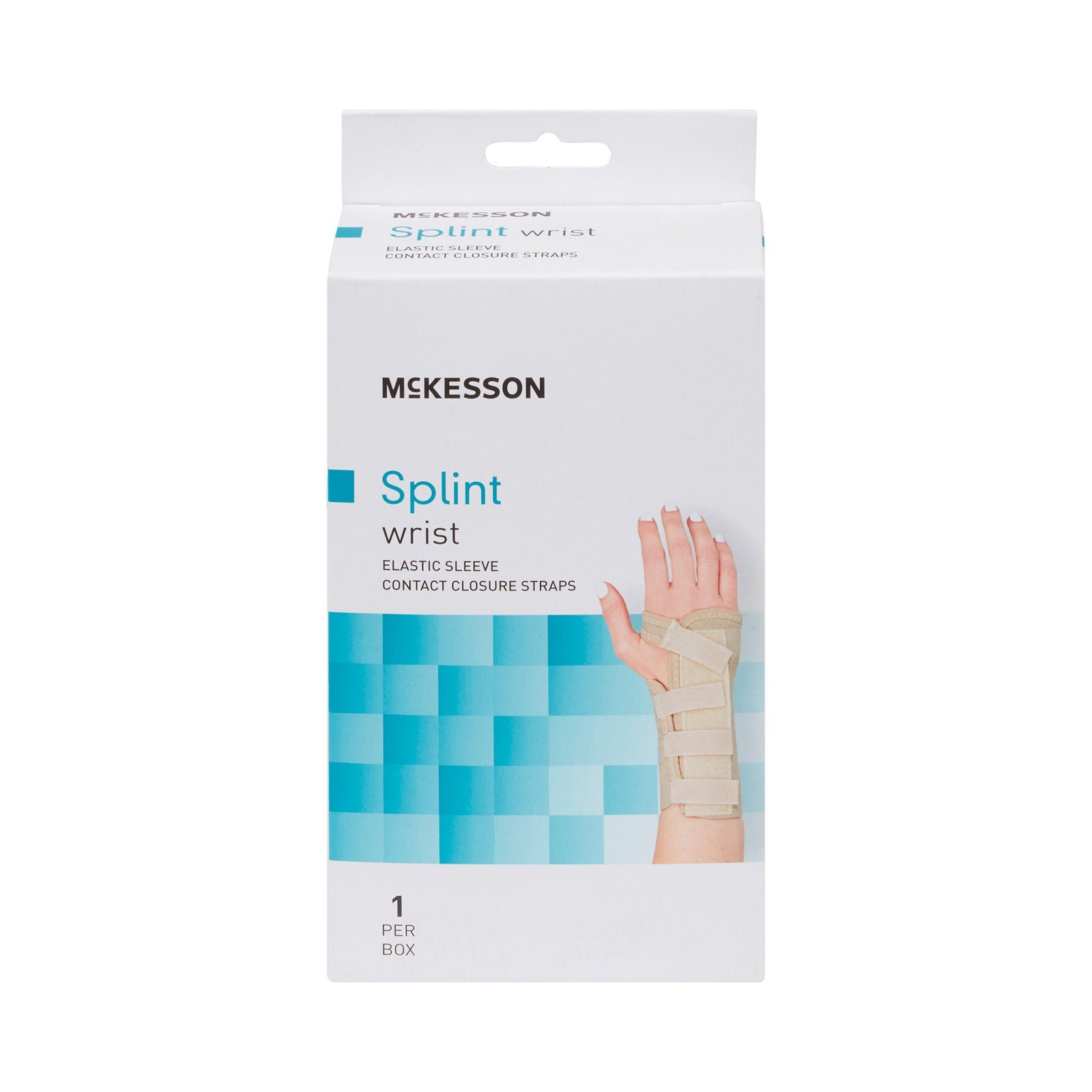 McKesson Hook and Loop Wrist Brace for Right Hand 155-79-87078