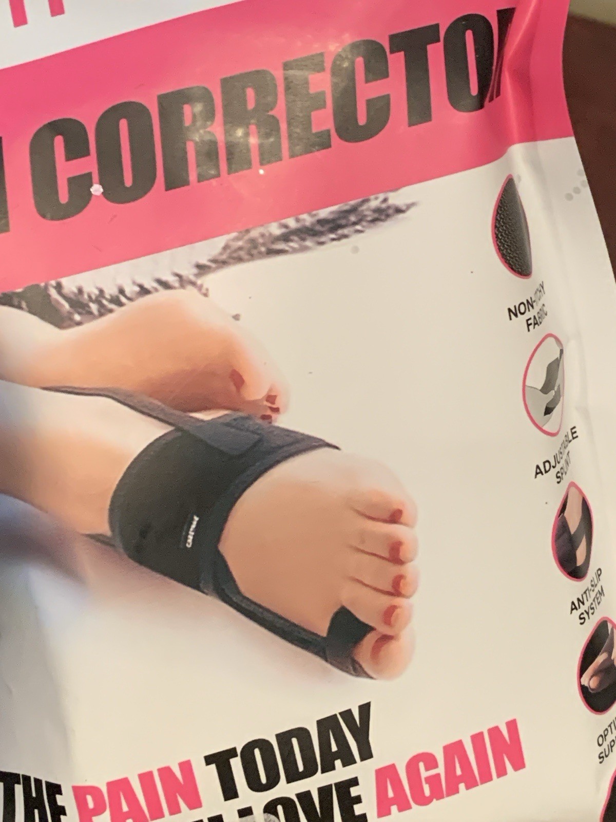NEW Sealed Package ShrooFit Bunion Corrector Fix Foot Pain Size Large/Xlarge