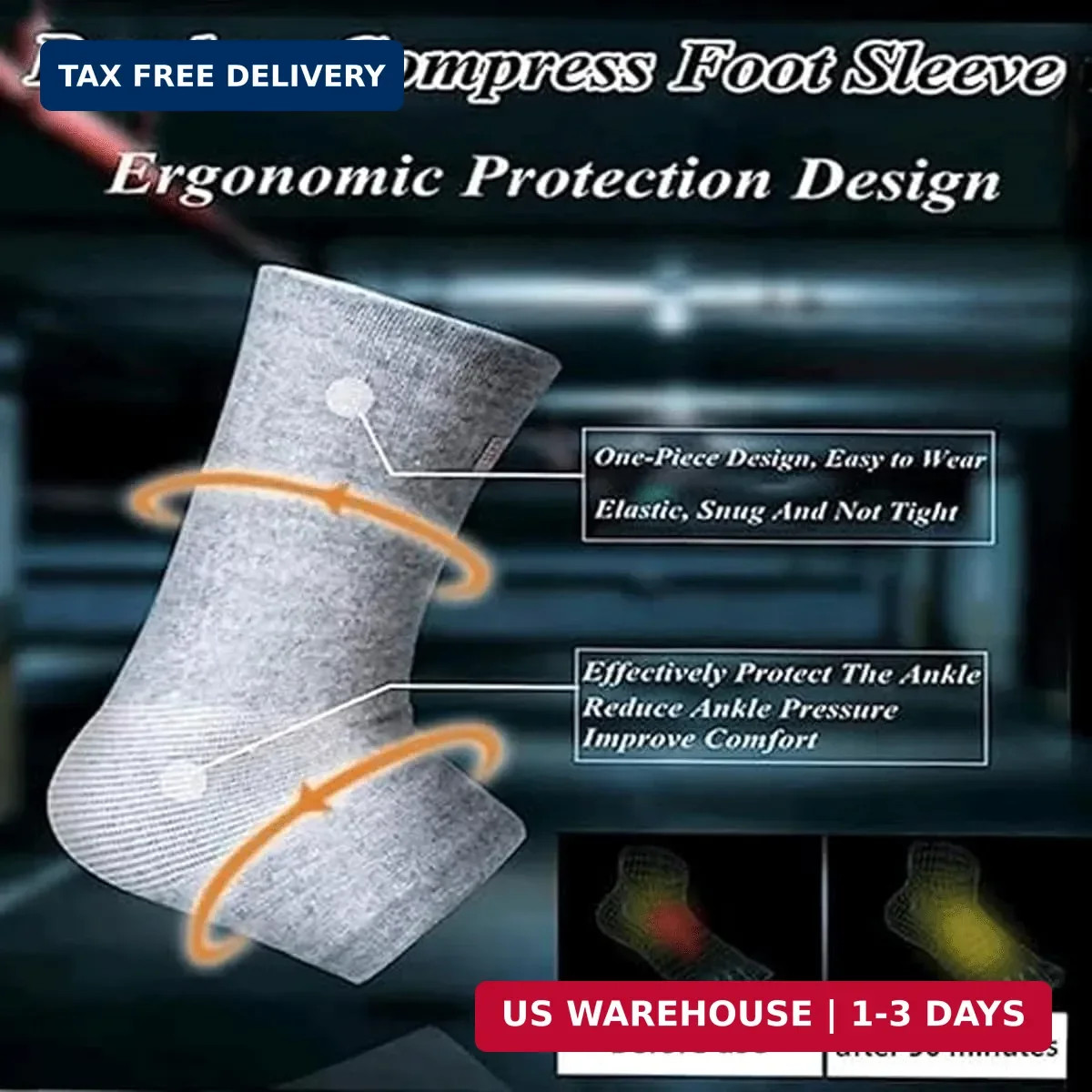 Bamboo Fiber Compression Socks for Men & Women – Ultra Soft & Breathable Ankle F
