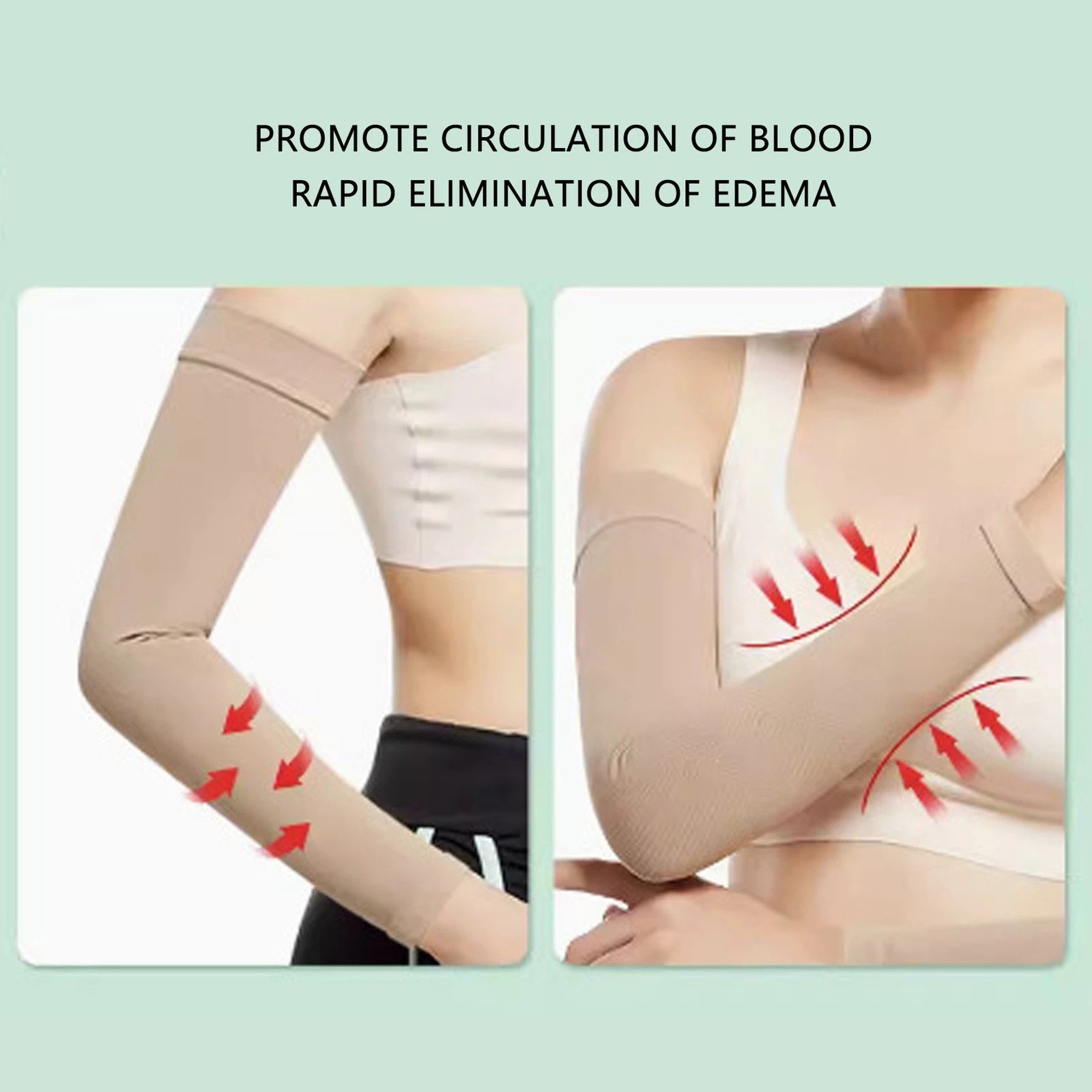 Lymphedema Arm Compression Sleeve High Elasticity Lipid Edema Post Surgery
