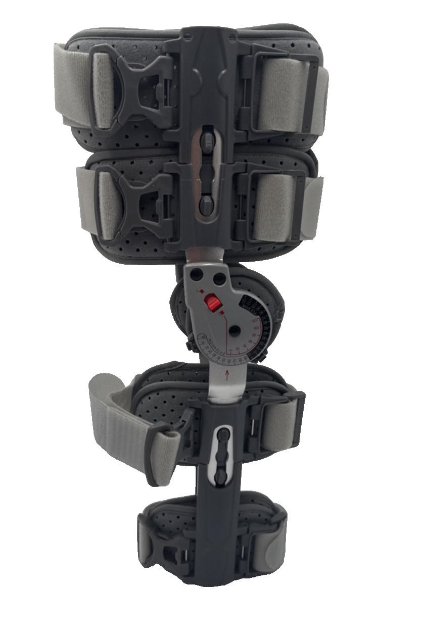ROM Knee Brace Hinged Post Op Support Left Right Universal