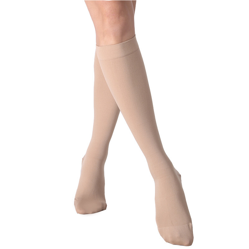 Medical Compression Socks Support Stockings Swelling Flight Knee High Closed Toe