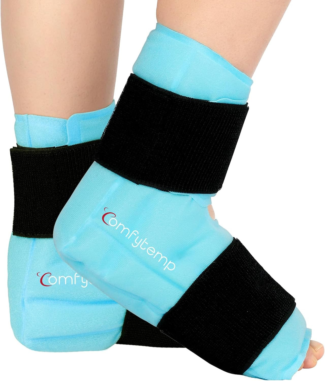 Ankle Foot Ice Pack Wrap for Plantar Fasciitis Relief, Ankles Brace for Sprain,