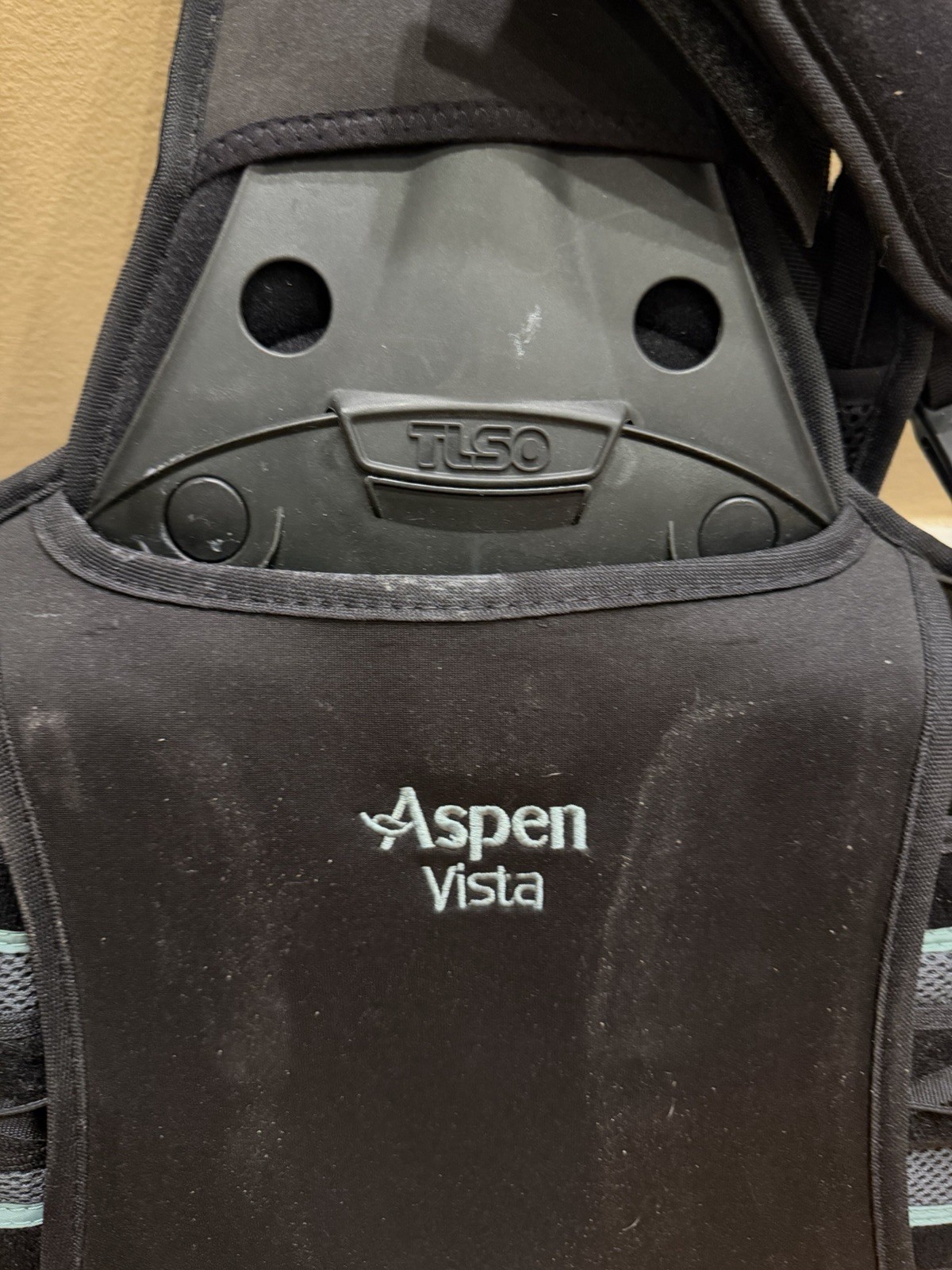 ASPEN Vista TLSO Adjustable Lumbar Back Brace Adjustable Size Clean Black