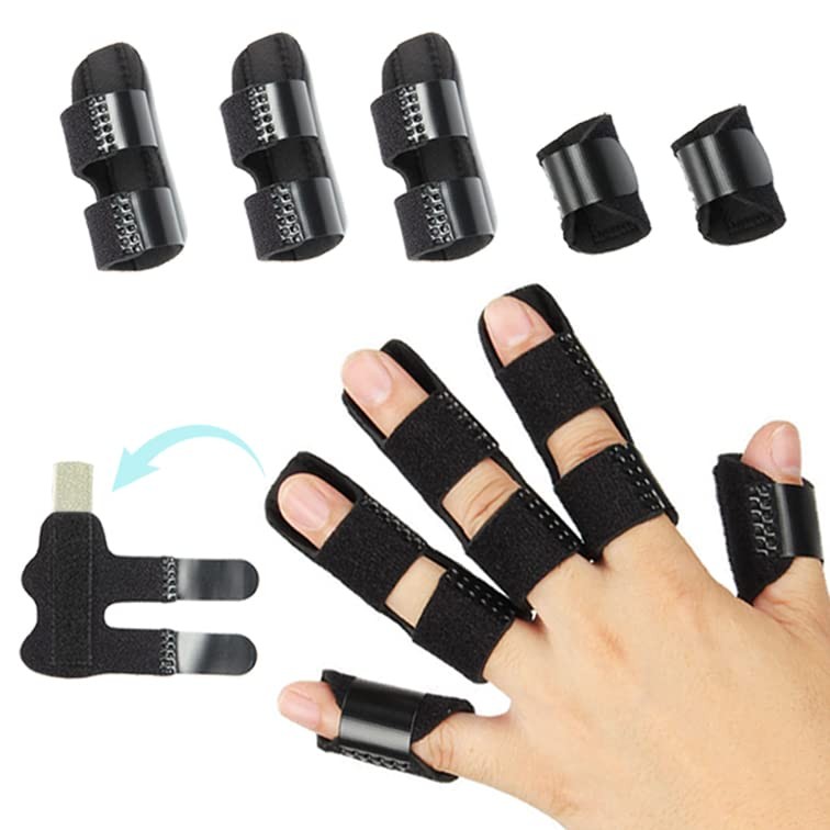 5 Pcs Trigger Finger Splint , Finger Brace for Straightening or Support for Fing