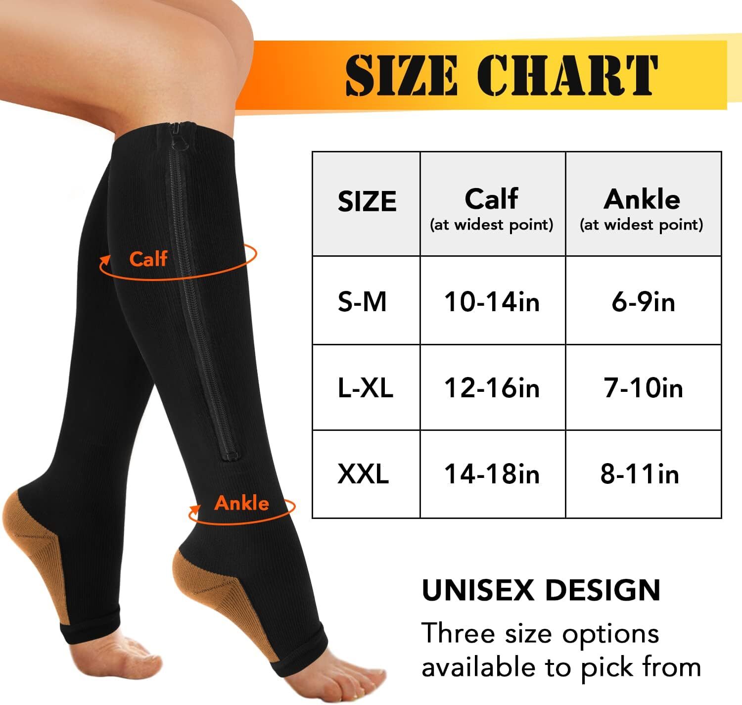 Sports Stretchy Vital Socks Circulation Recover Compression 20-30mmHg Men Women