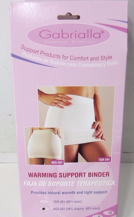 GABRIALLA Angora Warming Support Binder: AGS-501
