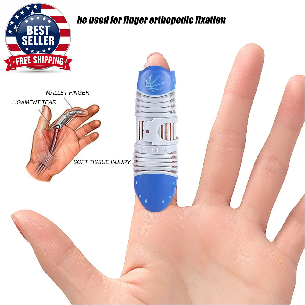 1PC Adjustable Finger Guard Splints Basketball Finger Protector Sport Injuries ,