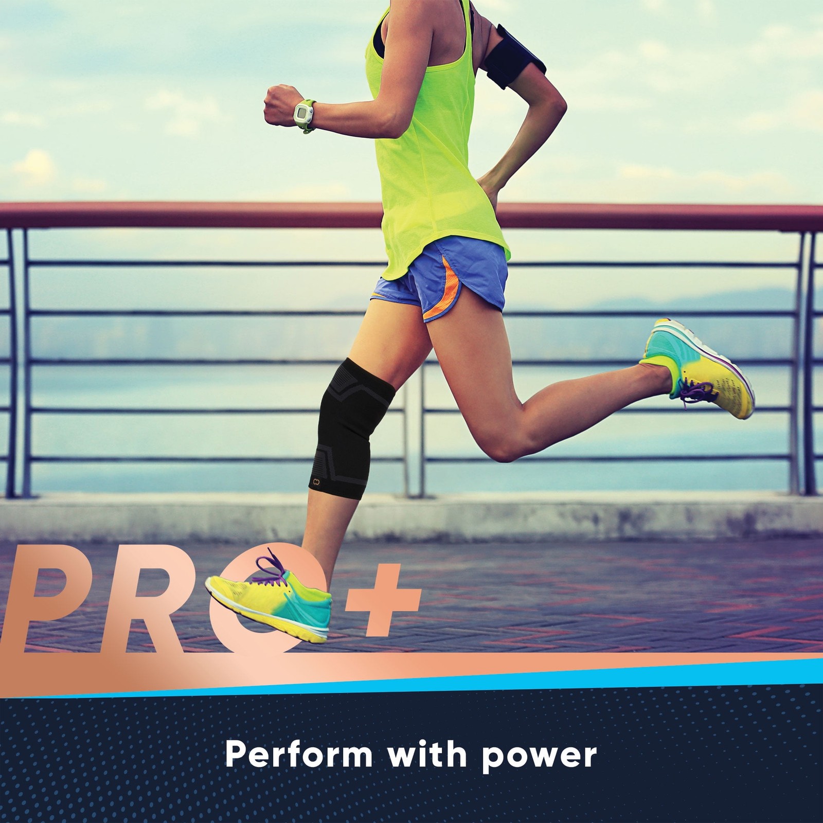 Powerknit Performance Knee Sleeve S/M: Compression for Stability