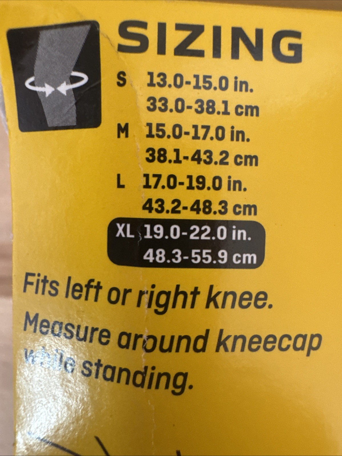 XL Futuro Sport Moisture Control Knee Support Moderate Support Hiking Biking