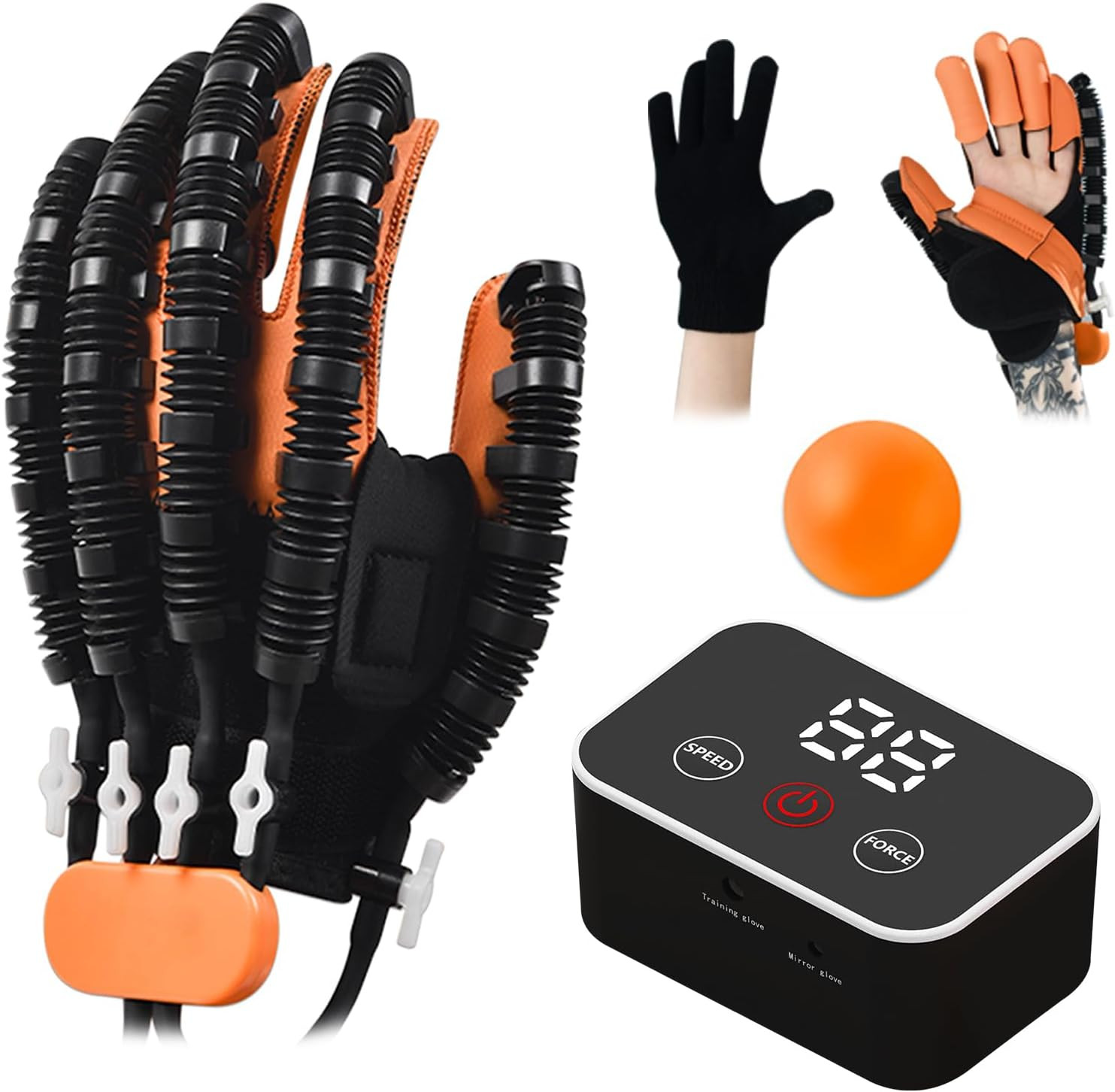 Stroke Recovery Robot Gloves for Hand Function Therapy – Right Hand, Size S