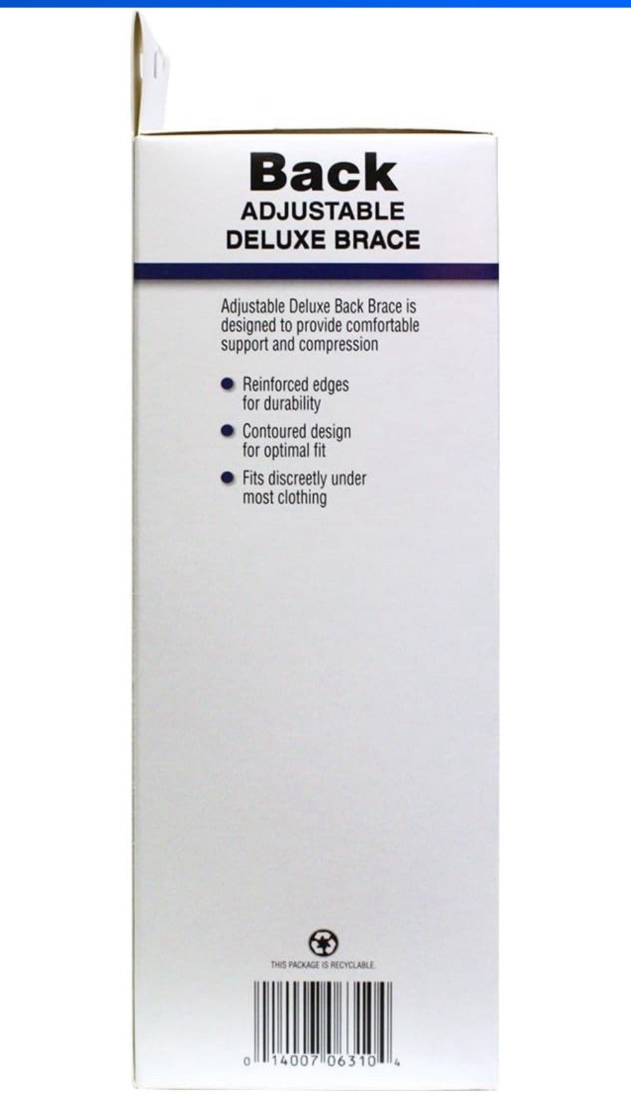 Flex Aid Back Brace Deluxe Support – One Size