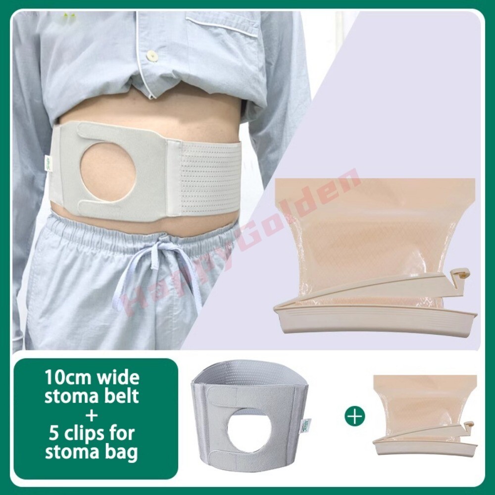 Abdominal Ostomy Belt Adjustable Stoma Support Portable Ileostomy Colostomy Belt