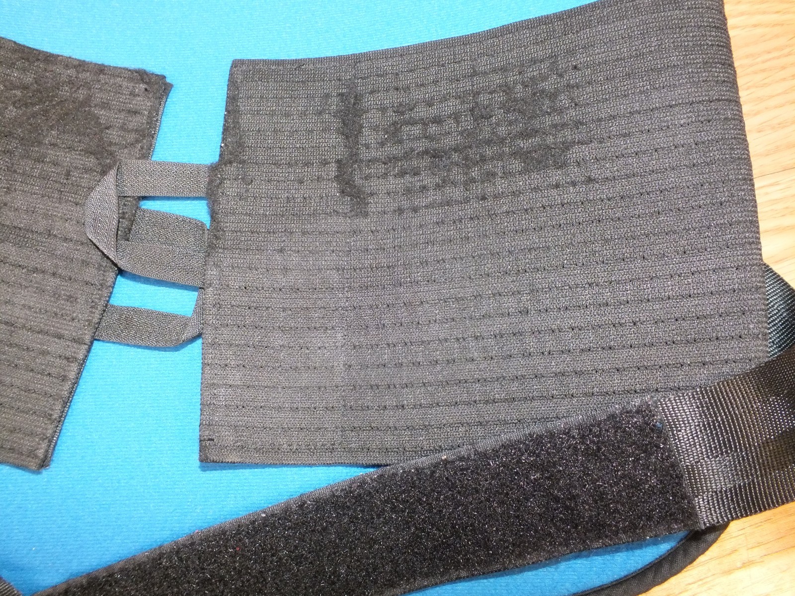 Genuine FLA. Orthopedics Black & Blue Lumbar/Back Support Set W/ Straps **READ**