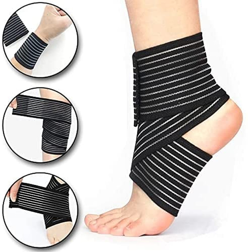 Thigh Support Compression Bandage Sleeve for Women and Men, Lower Leg Compressio