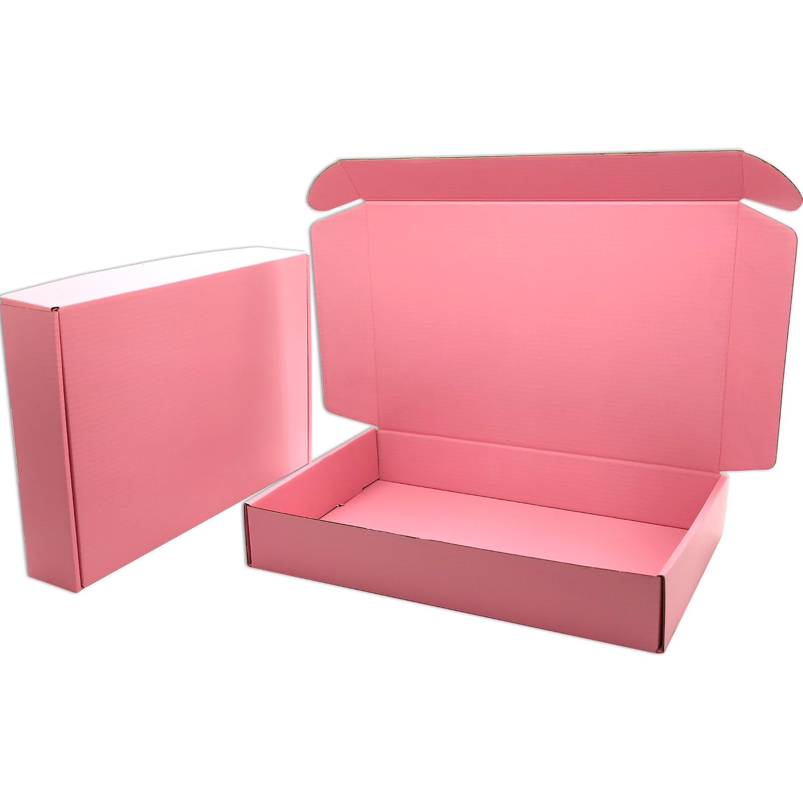 Small Pink Shipping Boxes for Small Business Pack of 30-11x8x2 inches Cardboa…