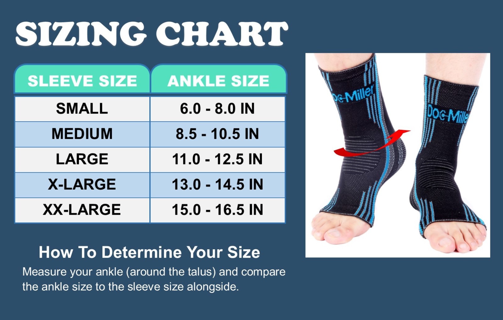 Doc Miller Brace Compression Sleeves Socks Ankles Plantar for Medical Treatment