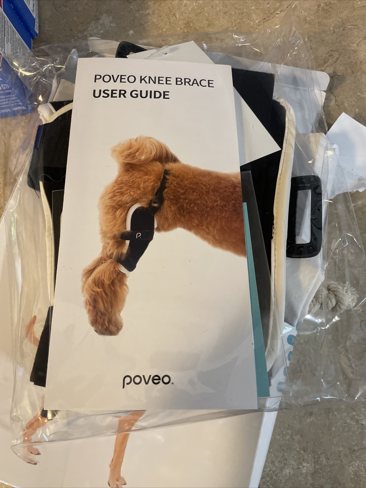 Poveo Orthopedic Dog Knee Brace Left Leg 4XL 75 To 105 Lbs BRAND NEW IN WRAPPER