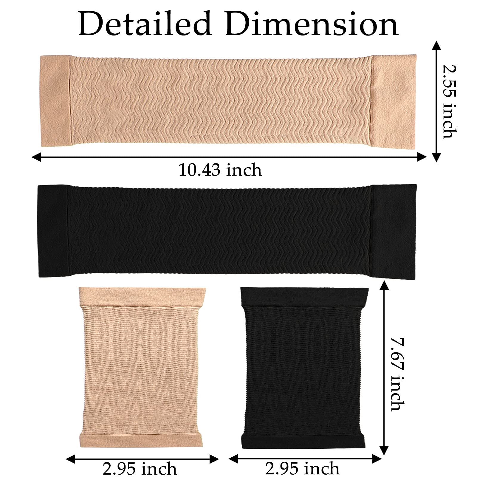 4 Pairs Arm Sleeves Arm Elastic Compression Arm Shapers Sport Fitness Arm Shaper