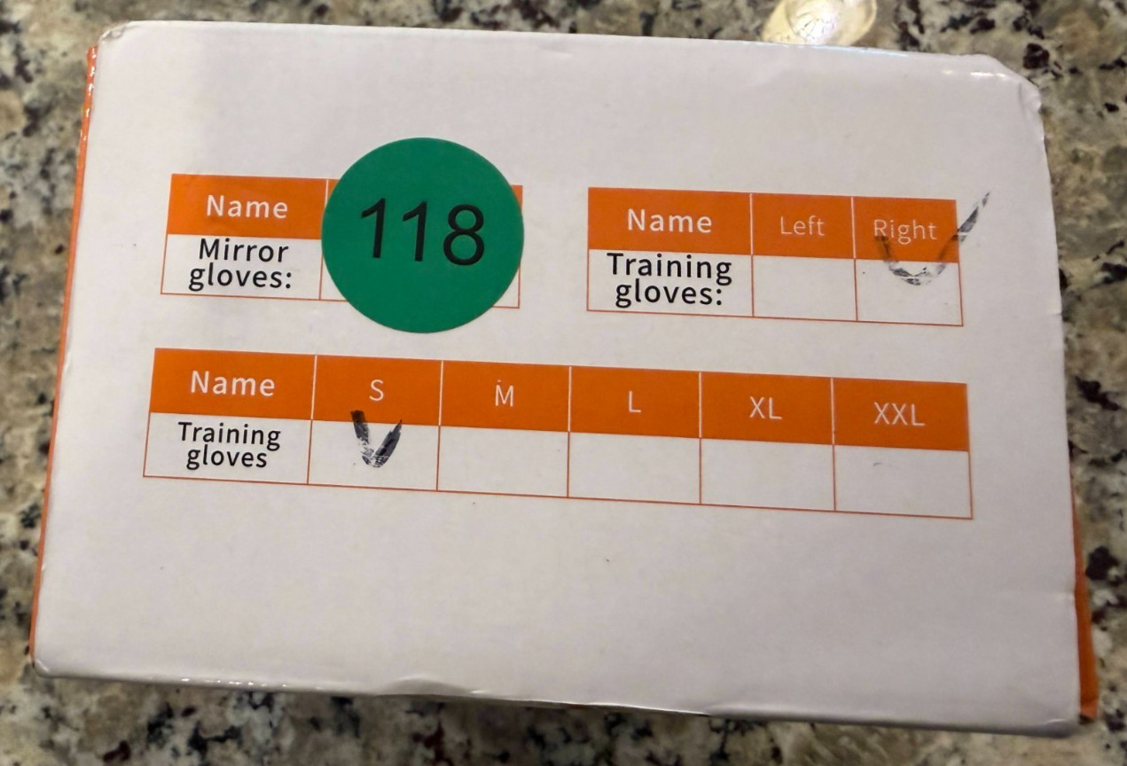 Rehabilitation Robot Gloves With Finger Exerciser – Stroke Recovery Right, Small