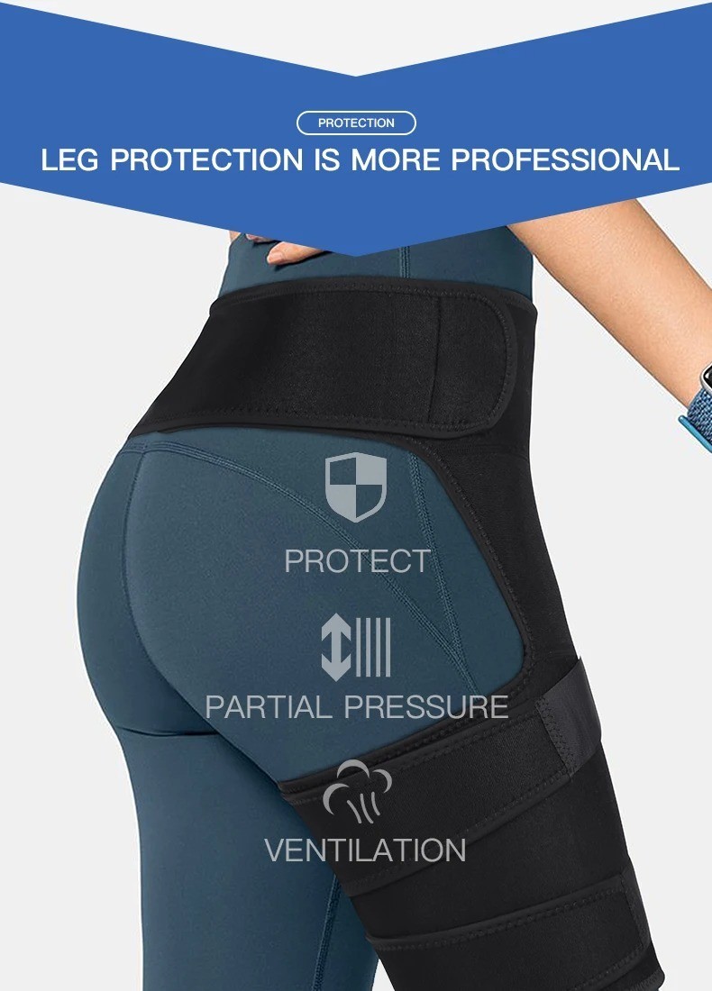 Hip Brace Compression Groin Support Wrap for Sciatica Pain Relief Thigh Recovery