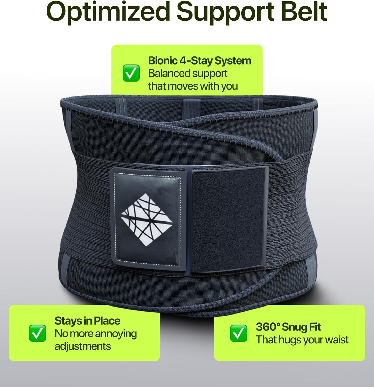 Plus Size Back Brace 5XL – Adjustable Lumbar Support Belt for Women & Big Men |