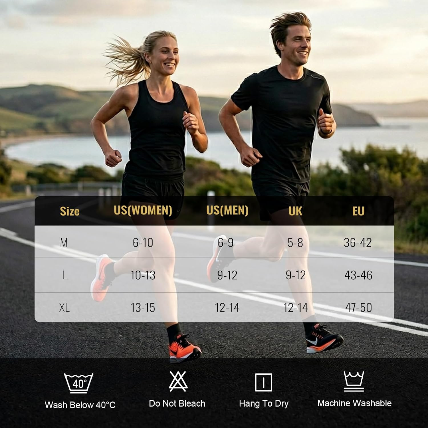 Copper Ankle Compression Socks for Men and Women(6 pairs), Breathable Arch Suppo