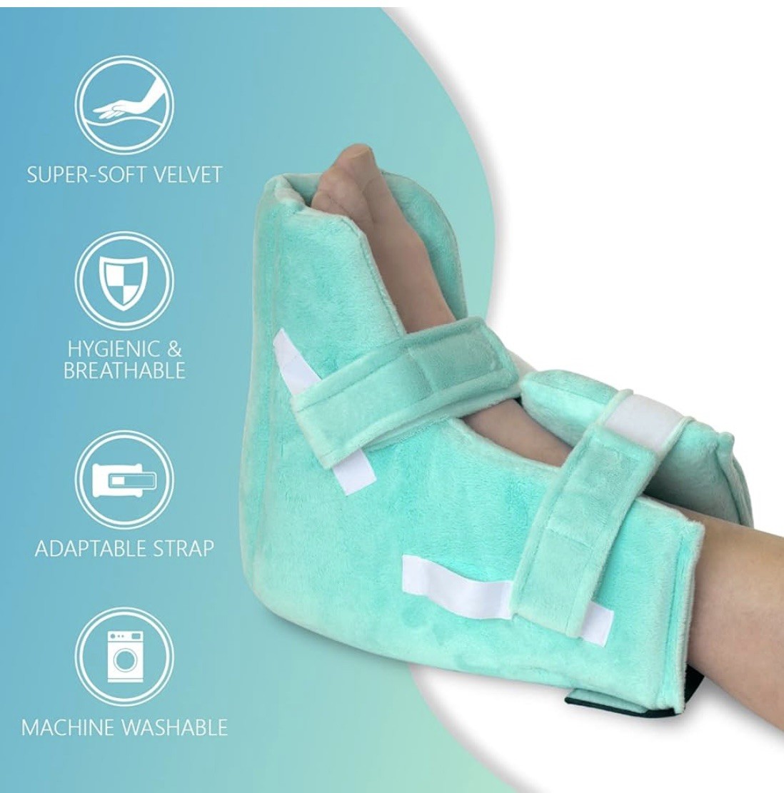 NYOrtho Zero G Heel Protector Offloading Boot W/Cooling Gel— Pressure Relief NEW