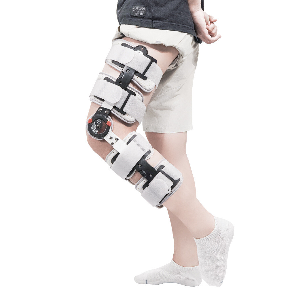 Leg Fixed Brace Adjustable Knee Joint Meniscus Support Knee Orthosis Immobil