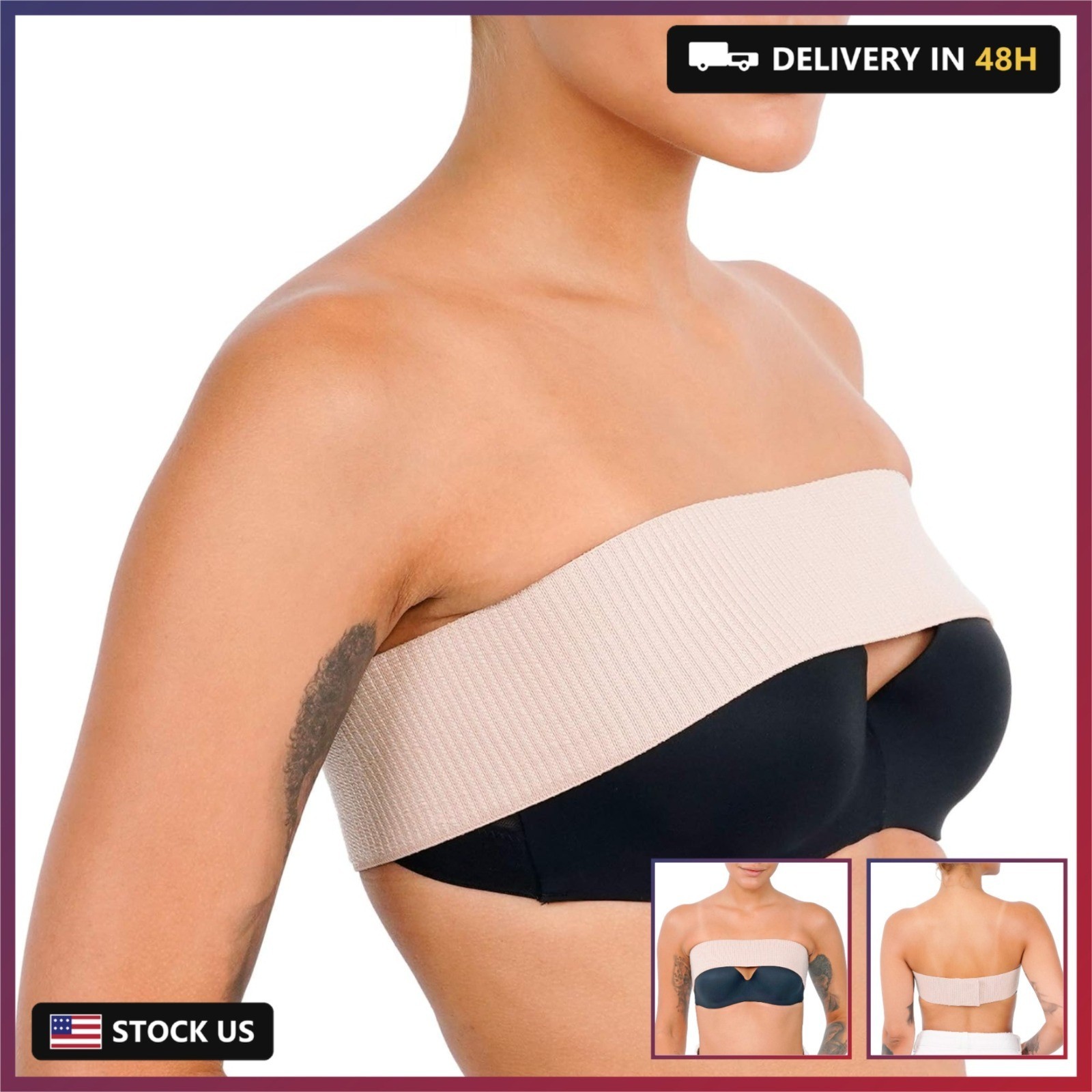Breast Implant Stabilizer Band, Post Surgery Breast Augmentation and Reduction S