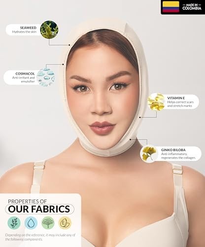 Premium Chin Strap with Foam Padding – Face Lift Compression for Double Chin, Ja