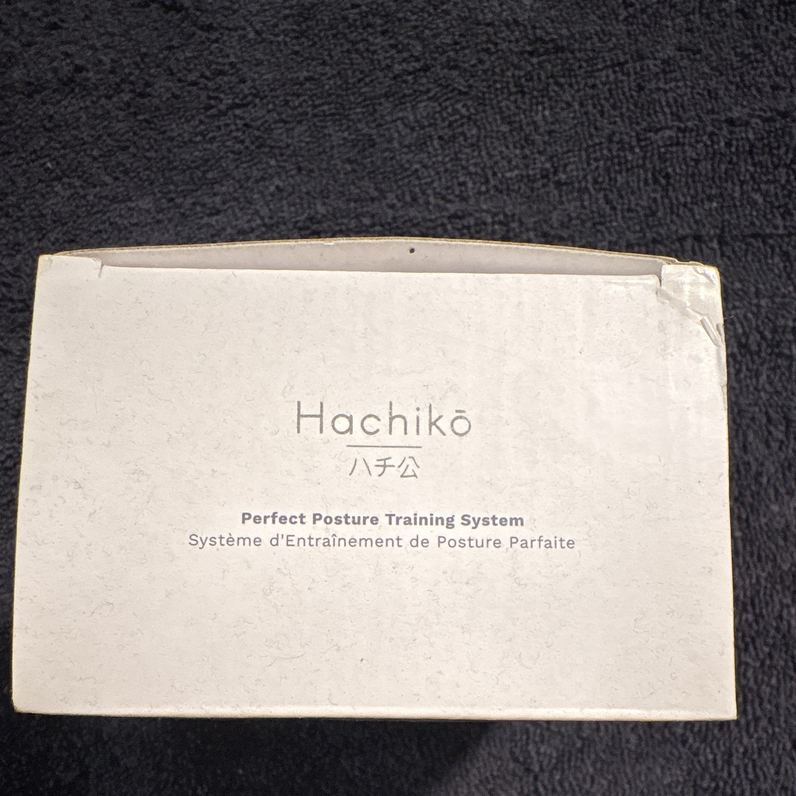 Hachiko Perfect Posture Training System Vibration Reminder Clean White