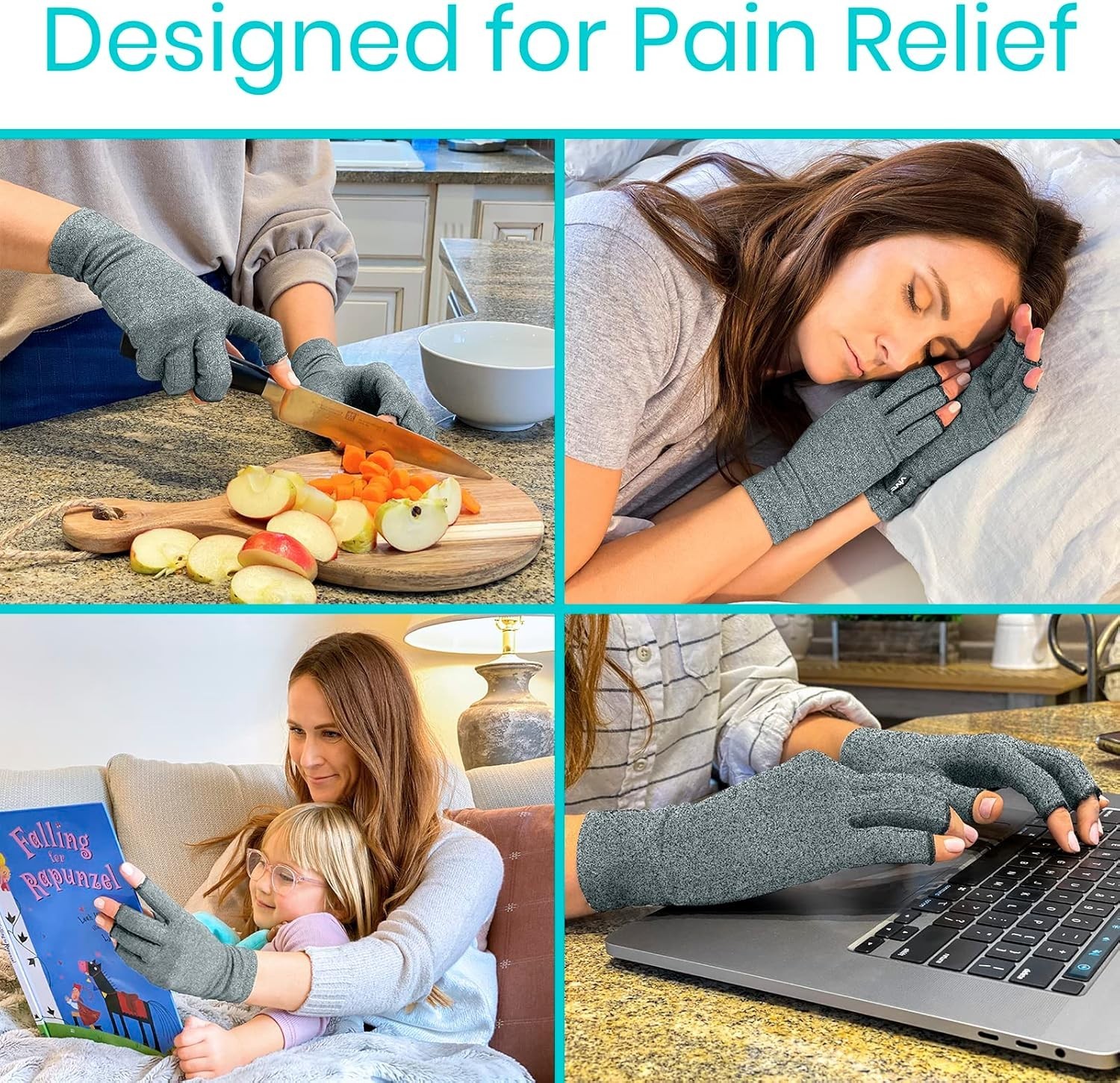 ARTHRITIS RELIEF GLOVES FOR MEN AND WOMEN – COMPRESSION & SUPPORT