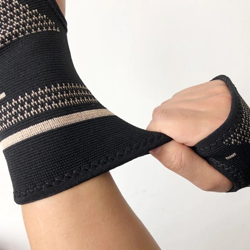 Copper Professional Wristband Sports Compression Arthritis Brace Sleeve Support
