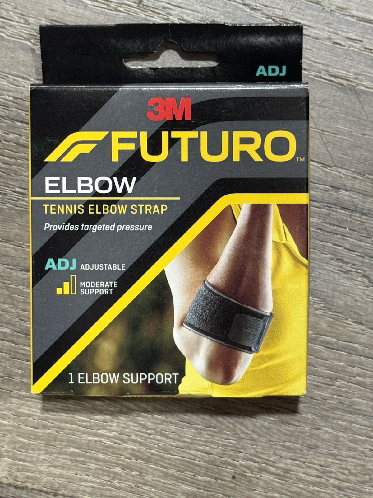 3M Elbow Tennis Strap Adjustable Strap Targeted Pressure Moderate Support New