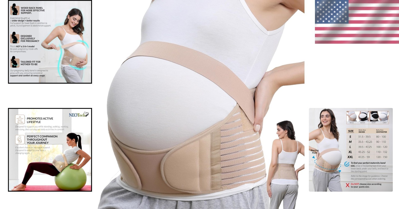 Adjustable Maternity Belt for Back & Pelvis Support