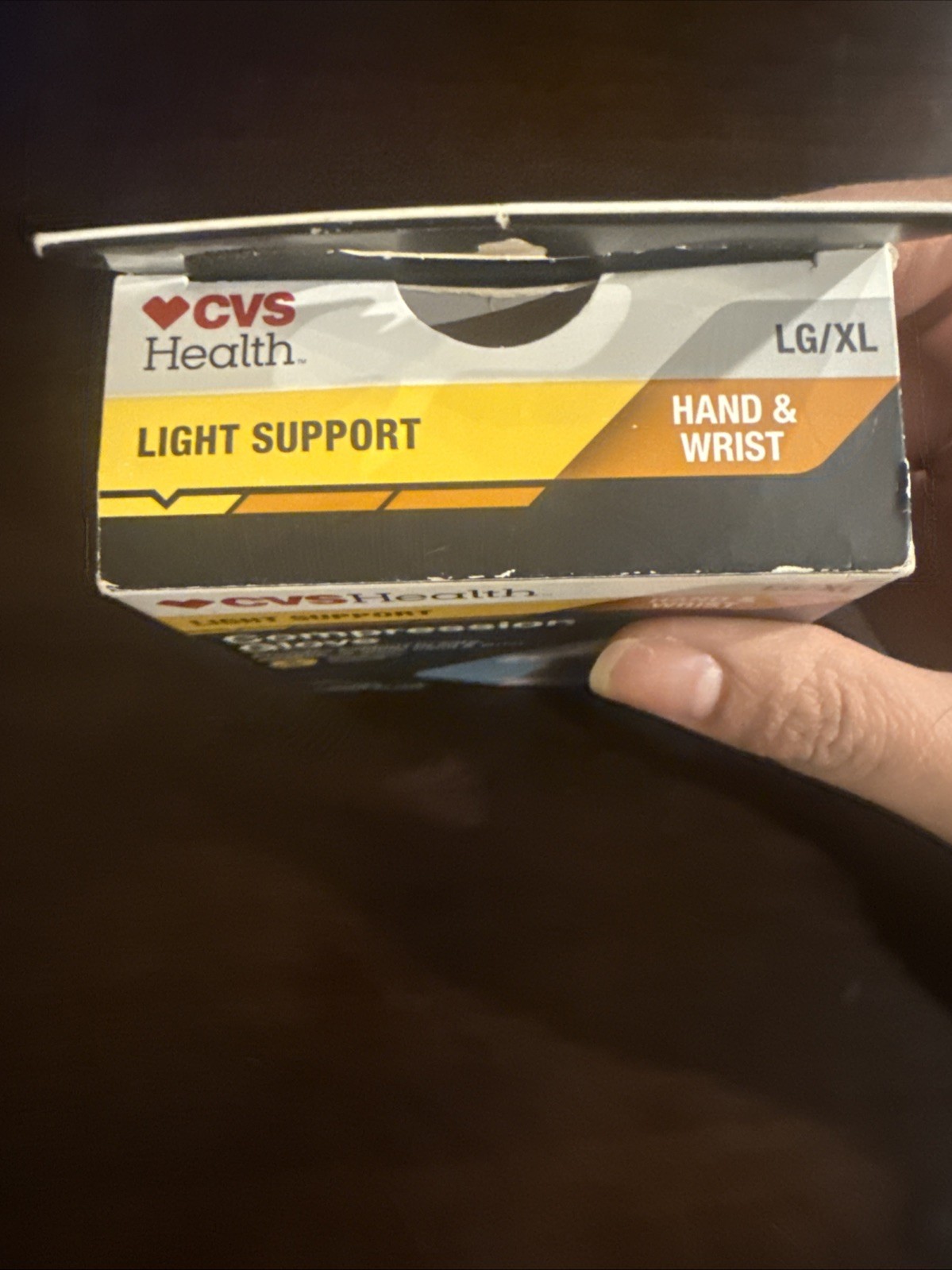 CVS Health Light Support Compression Glove, L/XL