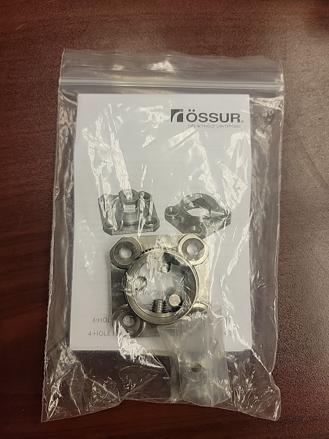 Össur 4 Hole Female Pyramid + ROTATION Prosthetic Part A-245300 NEW