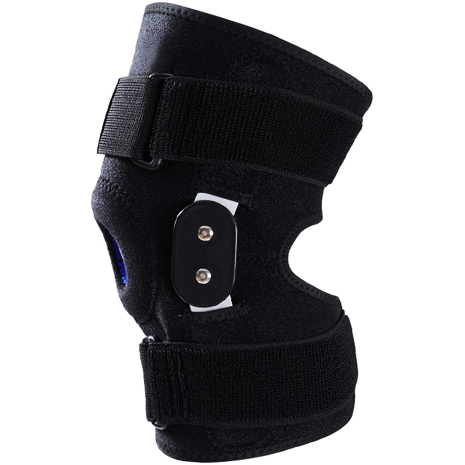 Adjustable Decompression Knee Brace with Side Stabilizers for Sports, Large Size