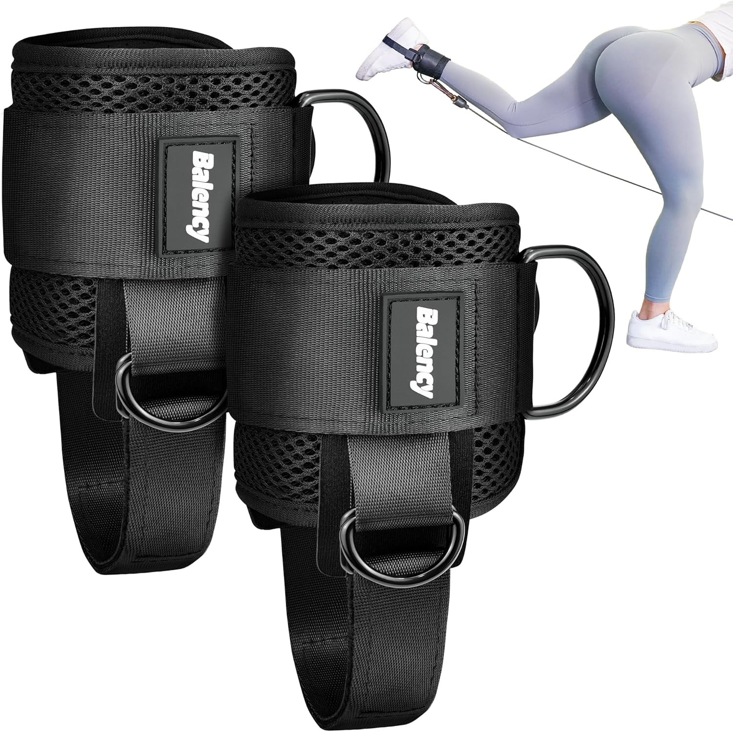 Ankle Straps for Cable Machine Woman Padded Ankle Strap for Cable Machine Kic…
